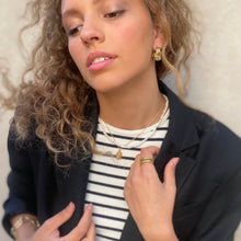 Load image into Gallery viewer, Crinkle Hoop Earrings