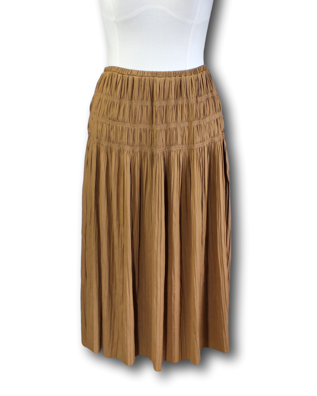 Sills. Crinkle Midi Skirt - Size XL