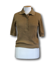 Load image into Gallery viewer, Laing. Short Sleeve Polo Knit - Size XS
