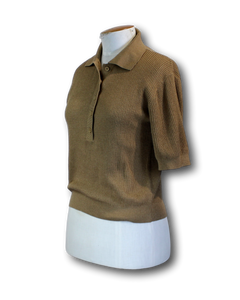 Laing. Short Sleeve Polo Knit - Size XS