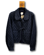 Load image into Gallery viewer, Seventy + Mochi. Heidi Quilted Denim Jacket. Size M
