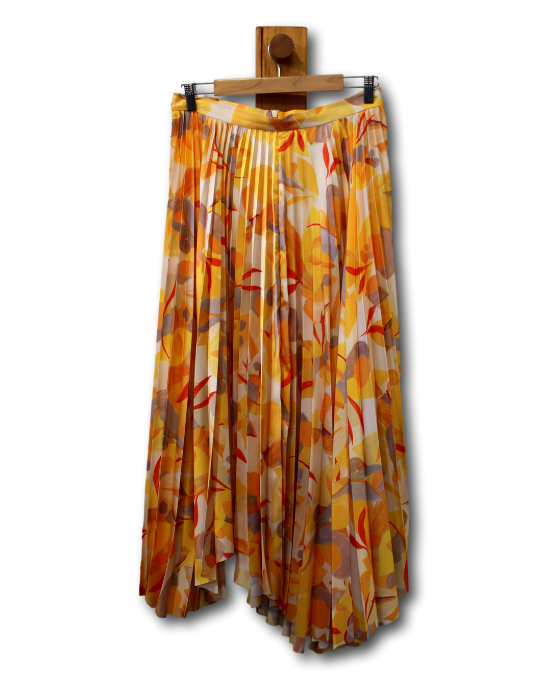 Acler. Pleat Midi Skirt. Size 12