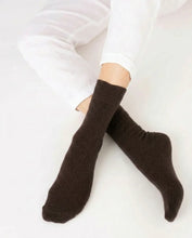 Load image into Gallery viewer, Hamilton Possum Merino Wool Socks - Turkish Coffee

