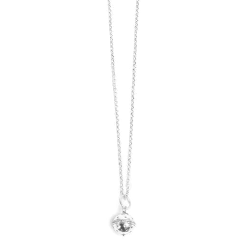 Astro Ball Pendant Necklace - Silver