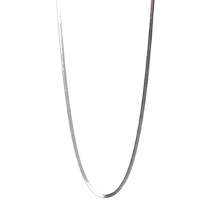 Snake Chain Necklace - Silver