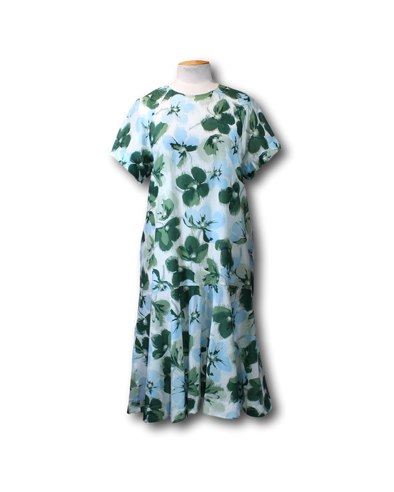 Lee Mathews. Cotton/Silk Dress - Size 2 (S)